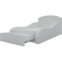 Кровать Mebelico Майя 140x70 (кожзам, белый)