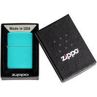 Зажигалка Zippo Classic Flat Turquoise 49454