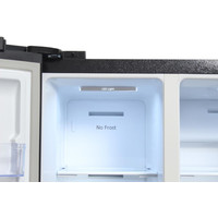 Холодильник side by side Hyundai CS5003F (черное стекло)