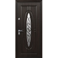 Металлическая дверь Сталлер Монарх 205x96R (дуб темный/дуб темный)