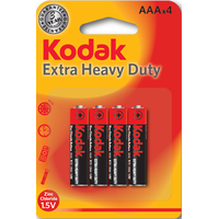 Батарейка Kodak Extra Heavy Duty AAA 4 шт