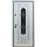 Металлическая дверь Сталлер Лацио 205x86L (серебро)