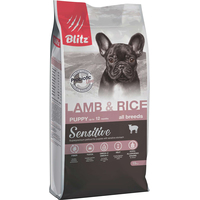 Сухой корм для собак Blitz Sensitive Puppy All Breeds Lamb & Rice (для щенков с ягненком и рисом) 15 кг
