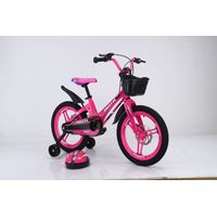 Детский велосипед Delta Prestige 18 2023 (розовый, спицы, шлем)