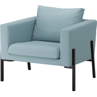 Интерьерное кресло Ikea Коарп (оррста голубой/черный) 092.217.47