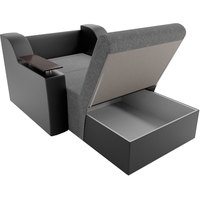 Кресло-кровать Лига диванов Сенатор 100703 80 см (серый/черный)