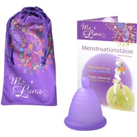 Менструальная чаша Me Luna Classic Shorty XL шарик (фиолетовый)