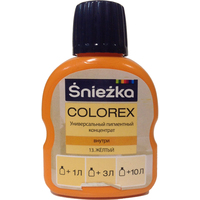 Колеровочная краска Sniezka Colorex 0.1 л (№13, желтый)