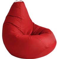 Кресло-мешок Kreslomeshki Груша велюр (XXL, красный)