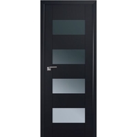 Межкомнатная дверь ProfilDoors 46U L 90x200 (черный матовый/мателюкс графит)