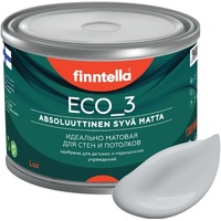 Краска Finntella Eco 3 Wash and Clean Tuuli F-08-1-1-LG166 0.9 л (серый)