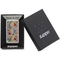 Зажигалка Zippo Slim Fusion Floral Design 29702