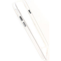 Чехол для телефона Forever Clear Bumper для iPhone 6/6S белый