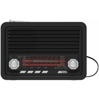 Радиоприемник Ritmix RPR-030 (черный/бордовый)