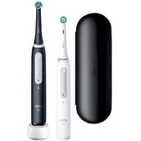Комплект зубных щеток Oral-B iO Series 4 Duo (черный/белый)