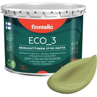 Краска Finntella Eco 3 Wash and Clean Metsa F-08-1-3-LG84 2.7 л (зеленый)