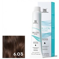 Крем-краска для волос TNL Professional Million Gloss 6.03 100 мл