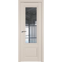 Межкомнатная дверь ProfilDoors 2.103U L 60x200 (санд, стекло прозрачное)
