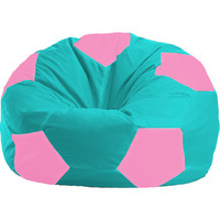 Кресло-мешок Flagman Мяч М1.1-295 (бирюзовый/розовый)