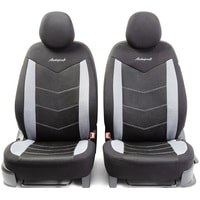 Комплект чехлов для сидений Autoprofi Aeroboost AER-1102 (черный/серый)