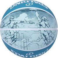 Баскетбольный мяч Spalding Sketch 84 380Z (7 размер, синий)