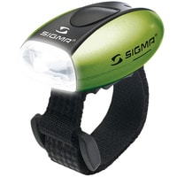 Велосипедный фонарь Sigma Micro Front (зеленый)