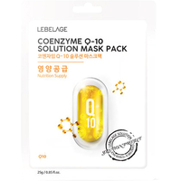  Lebelage Маска для лица тканевая Coenzyme Q-10 Solution Mask Pack