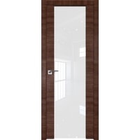 Межкомнатная дверь ProfilDoors 8X 60x200 (малага черри кроскут/стекло белый триплекс)