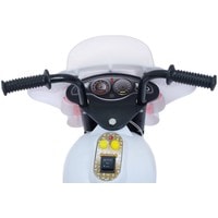 Электротрицикл Sima-Land Мотоцикл шерифа (белый)