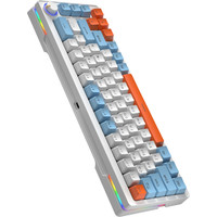 Клавиатура Cyberlynx ZA68 White Blue Orange (TNT Yellow)