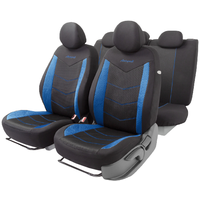 Комплект чехлов для сидений Autoprofi Aeroboost AER-1102 (черный/синий)