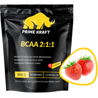 BCAA Prime Kraft BCAA 2:1:1 (500г, клубника)