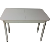 Кухонный стол Solt СТД-08 (серый/ноги круглые хром)
