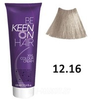 Крем-краска для волос Keen Colour Cream 12.16 (платиновый блондин пепельно-фиолетовый)
