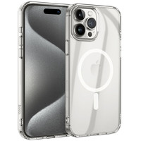 Чехол для телефона Hoco для iPhone 15 Pro Max магнитный (прозрачный)