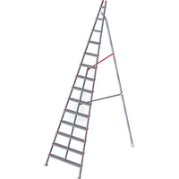Лестница-стремянка Новая высота NV 519 алюминиевая садовая 14 ступеней