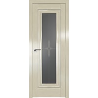 Межкомнатная дверь ProfilDoors 24X 70x200 (эш вайт серебро/стекло узор графит)