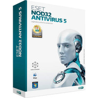 Антивирус NOD32 Антивирус 5 (3 ПК, 20 месяцев) продление лицензии
