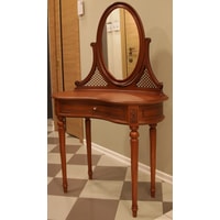 Туалетный столик с зеркалом ГрандМодерн Без деколи 89x40x142 (орех)
