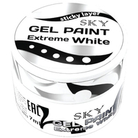 Гель-краска Giorgio Capachini Sky с липким слоем белый (7 мл)