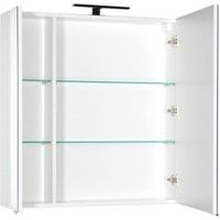  Aquanet Шкаф с зеркалом Эвора 80 00184936 (белый)