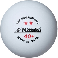 Мяч для настольного тенниса Nittaku Two Star 40+ (2 звезды, 3 шт.)