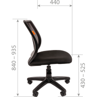 Офисный стул CHAIRMAN 699 Б/Л (черный)