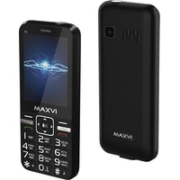 Кнопочный телефон Maxvi P3 (черный)