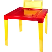 Детский стол Эльфпласт Аладдин (красный/желтый)