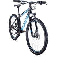 Велосипед Forward Apache 27.5 2.0 disc р.19 2020 (черный/синий)