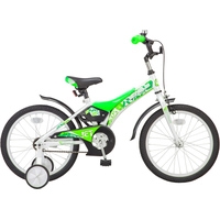 Детский велосипед Stels Jet 18 Z010 (белый/зеленый, 2019)