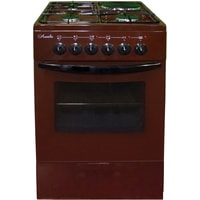 Кухонная плита Лысьва ЭГ 1/3г01 МС-2у (без крышки, коричневый)