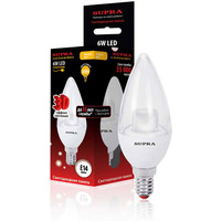 Светодиодная лампочка Supra SL-LED-CR-CN E14 6 Вт 3000 К [SL-LED-CR-CN-6W/3000/E14]