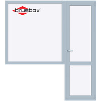 Окно ПВХ Brusbox 60-4 2070x2170 СП1Э
